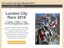 Tablet Screenshot of cityrace.org